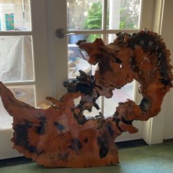 1970’s Driftwood Clock 