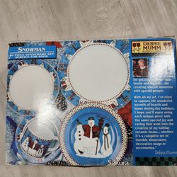 Christmas plate sets