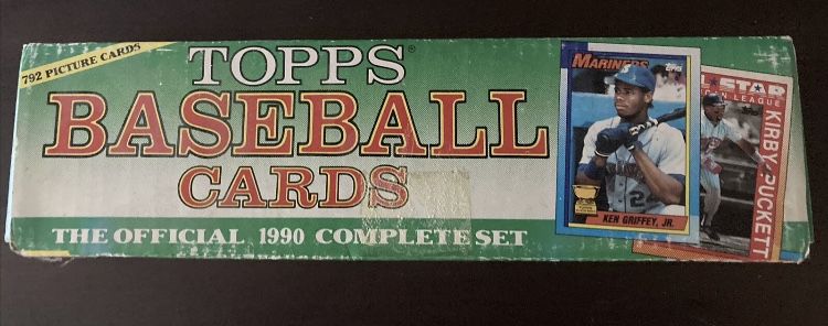 Topps Baseball Cards Official 1990 Complete Set
