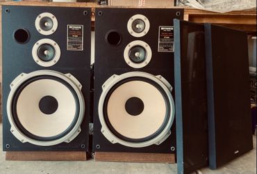 FISHER #ST-830 VINTAGE HIFI HOME STEREO SPEAKERS