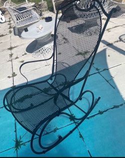 Vintage Mid Century Modern Woodard Rocker