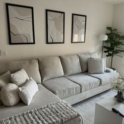 Beige couch 