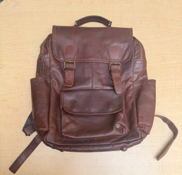 MAHI City Backpack – Full-Grain Mahogany Leather