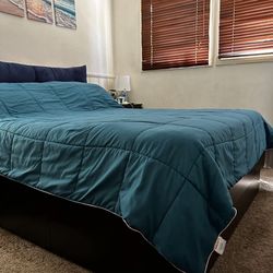 Queen Bedroom Set 5 Pcs Wooden