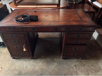 Theodore Alexander Executive Desk – Solid Wood