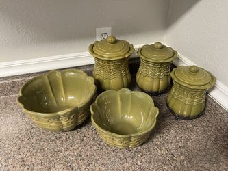 Celebrating Home Canister And Bowls Set