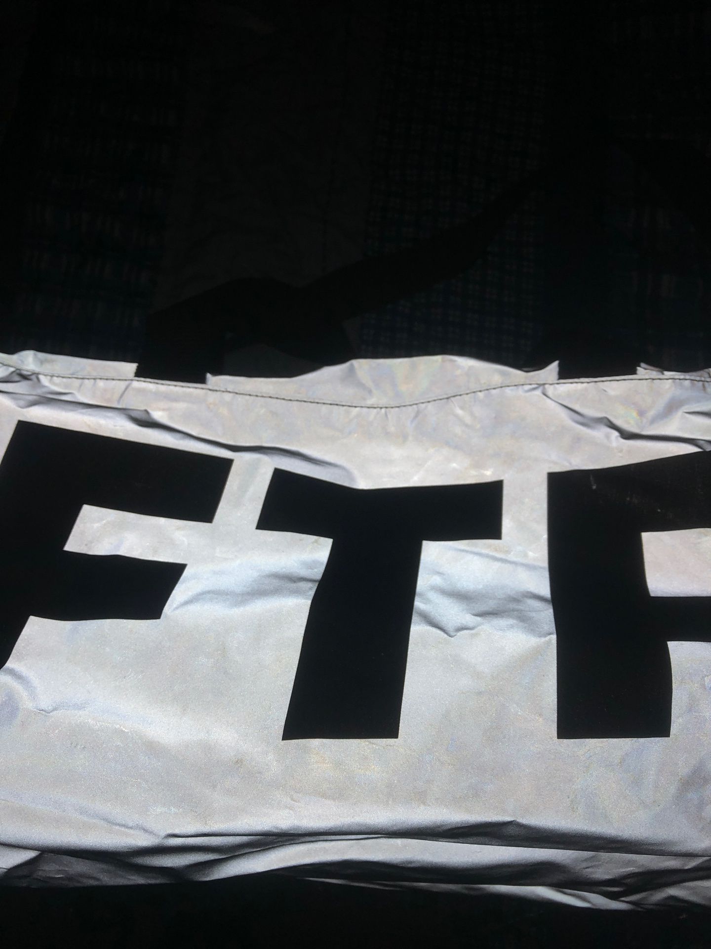 FTP duffle bag reflective