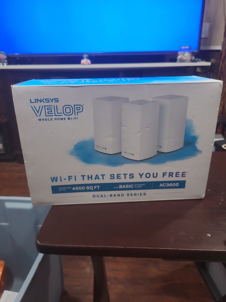 Linksys VELOP Smart Mesh Whole Home Wifi System AC3600 - 3 Pack (VLP0103)™