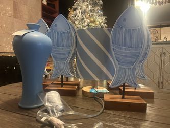 Home Decor ~ CALM BLUE (all 8 Decor Pieces for $95)