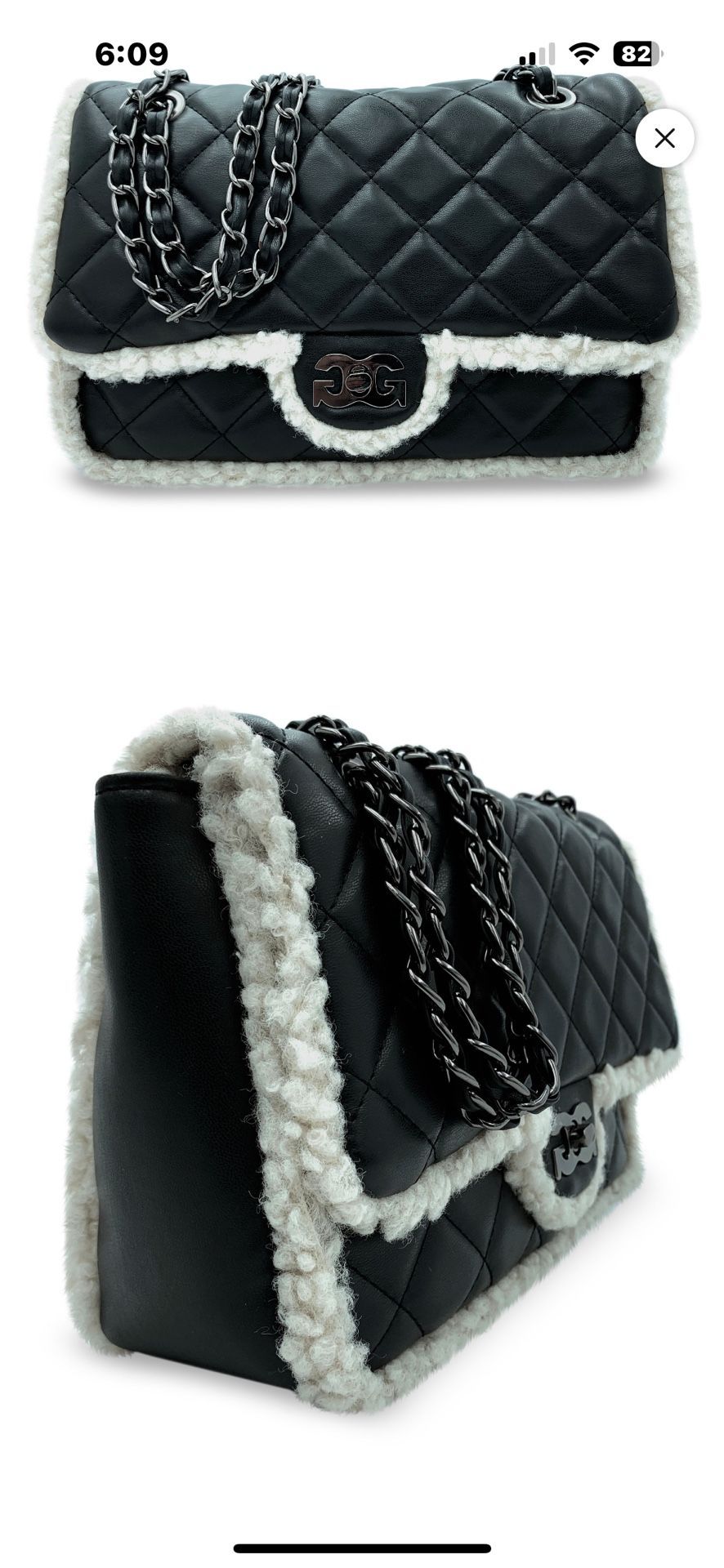 Gilda Paris Quilted Baguette Bag