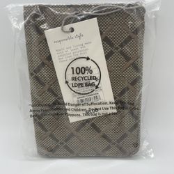 Brown and Tan Checkered A New Day Passport Case New