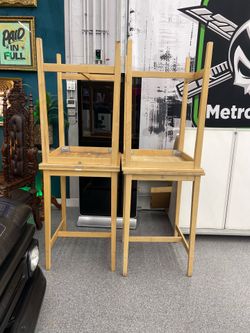 4 Tall Bar Tables- $75