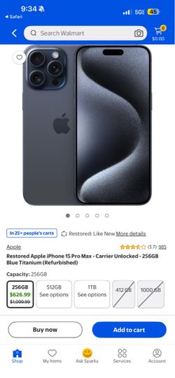 iPhone 15 pro max 256gb