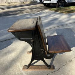 Antique School Desk 
