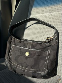 Black coach bag