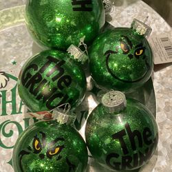 Custom Grinch Ornaments