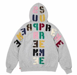 Supreme Mirrored Applique Hooded Sweatshirt size XL