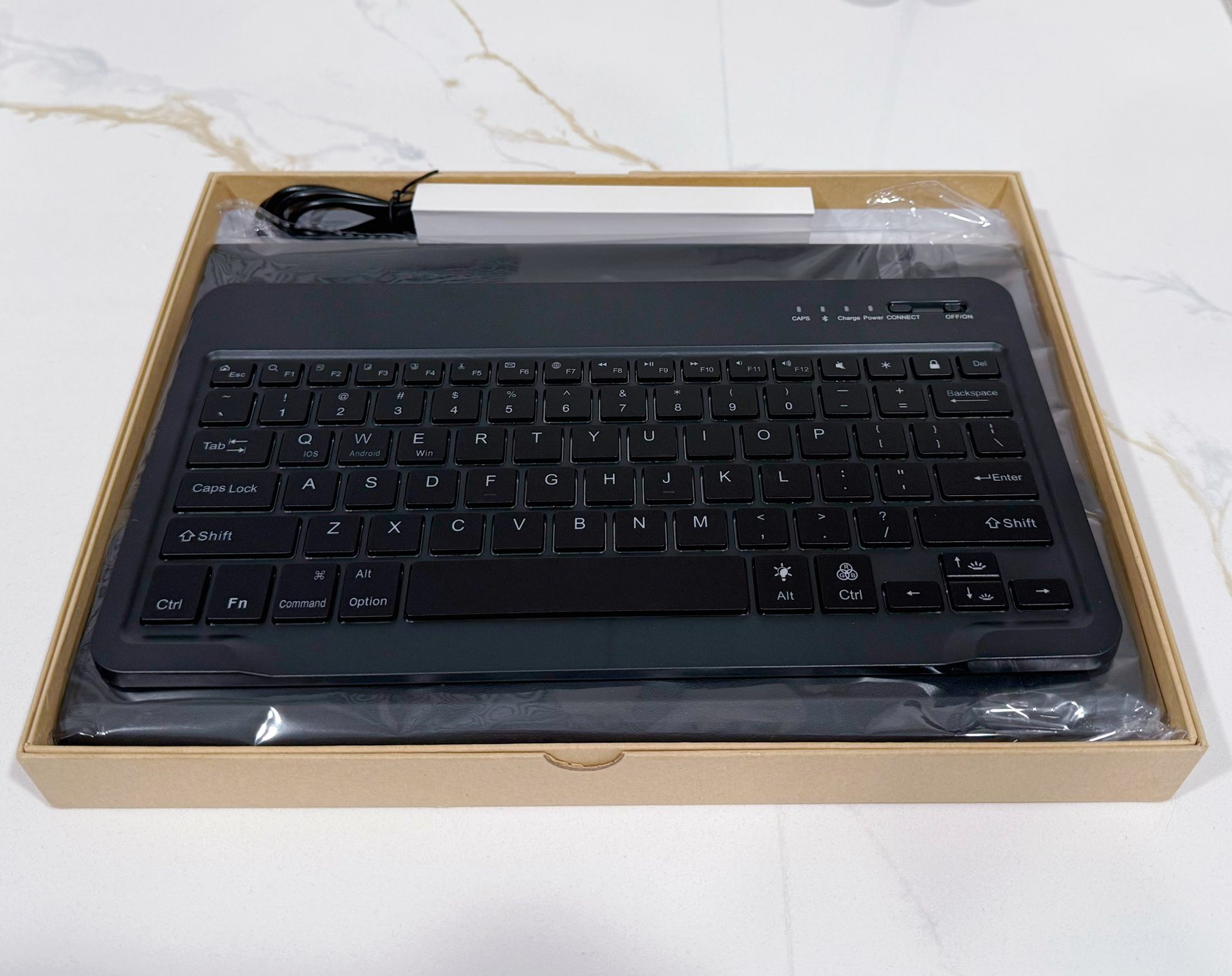 💵 $5 – Brand New Wireless Keyboard (with Charging Cable)