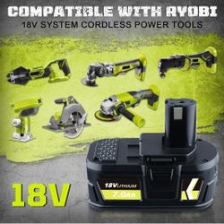 Replacement for Ryobi 18V Battery