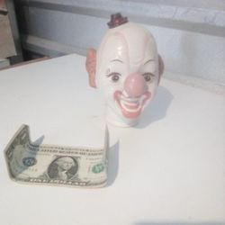 Ceramic Creepy Clown Head