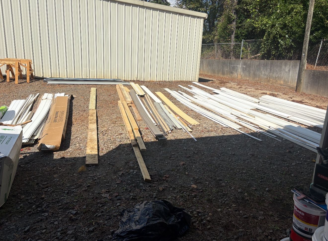 Pallets of Assorted Building Materials