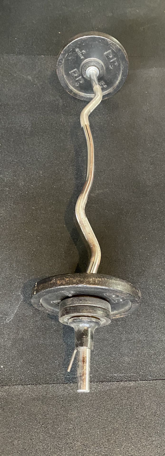 Standard Curl Bar with Weights