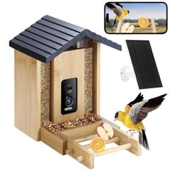 Powered Smart Bird Feeder with Camera