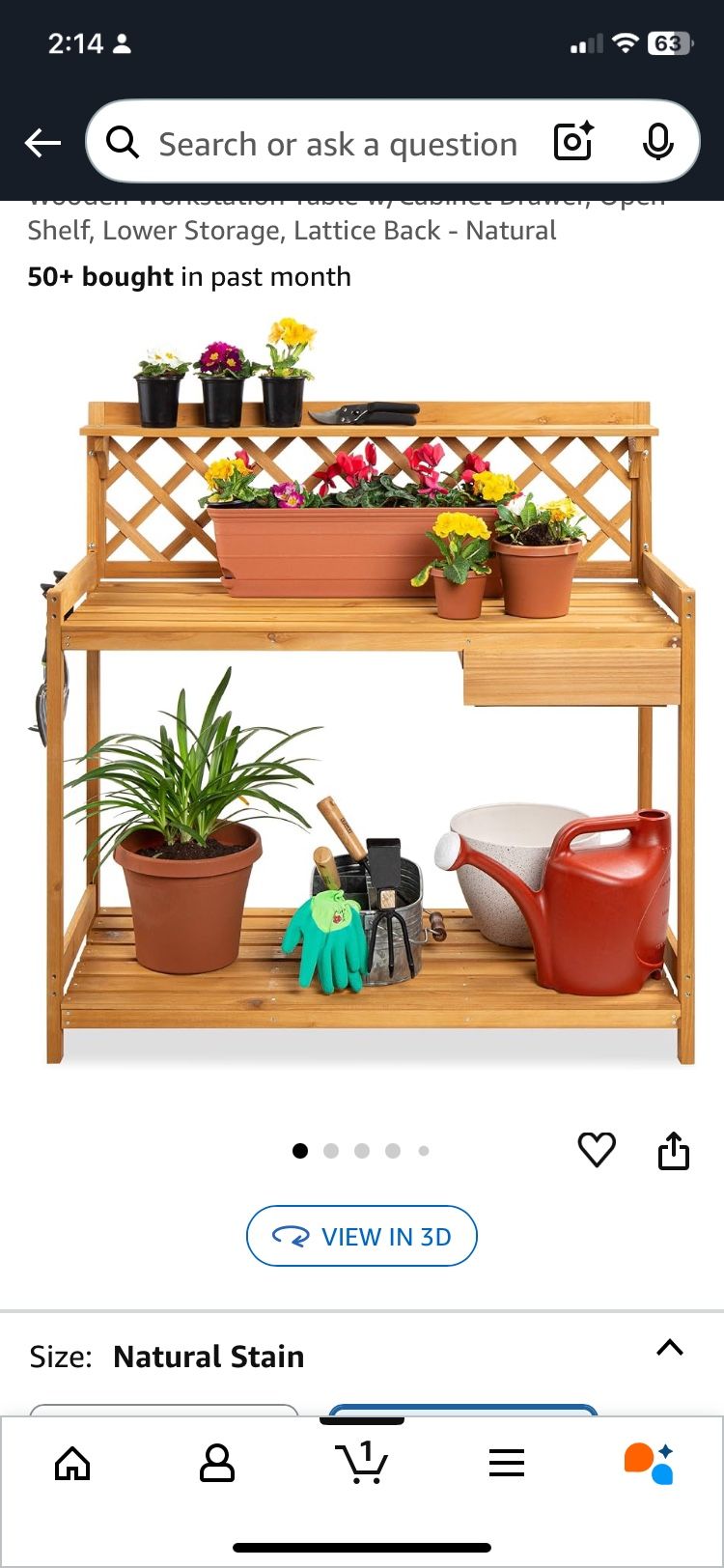 Brand New Garden Table, Still In Box!