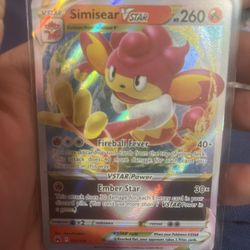 Simisear VSTAR Holo Mint Condition Ungraded 