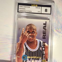 1994-95 Skybox Emotion #70 Shaquille O'Neal HOF UCG NM-MT 8