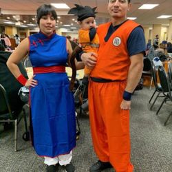Goku And Milk Vest For Halloween 