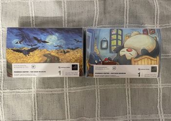 Pokemon Center Van Gogh Museum Snorlax & Corviknight Exclusive Deck Box Lot