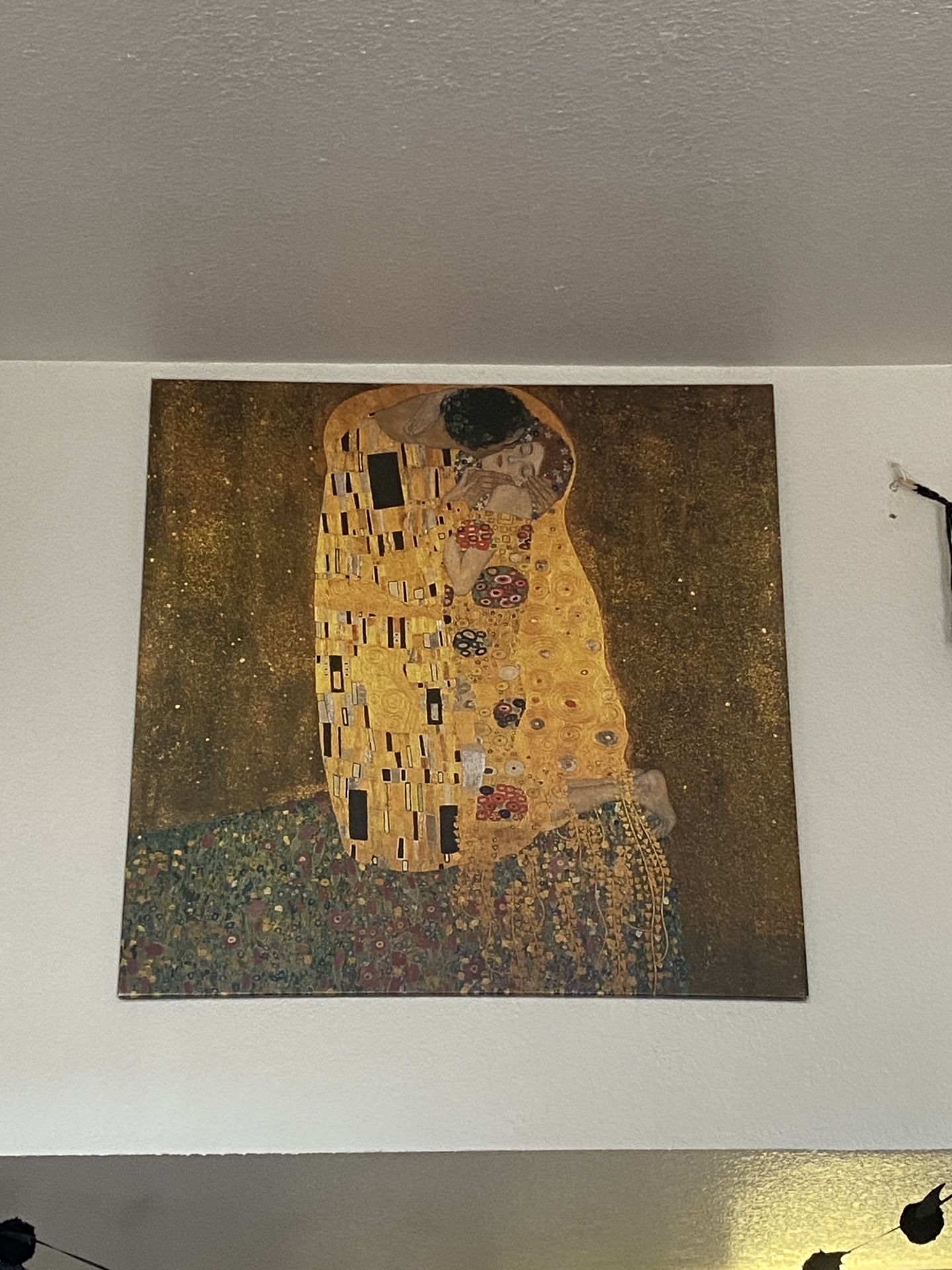 The Kiss Painting Print On Canvas