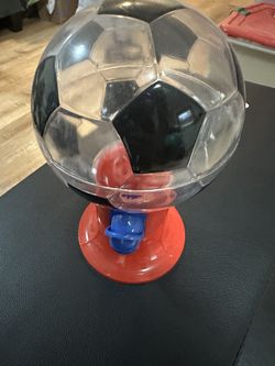 Soccer ball candy dispenser