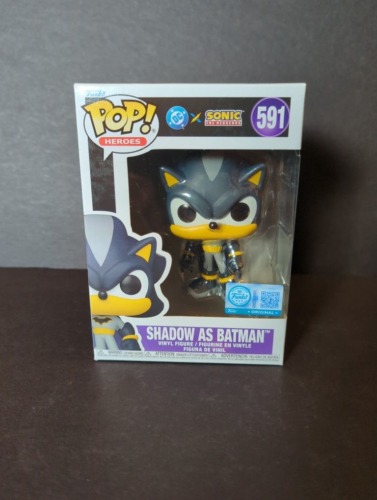 Funko Pop! Heroes DC Sonic The Hedgehog Exclusive Shadow As Batman