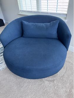 Emperor Swivel Chair – Blue | SCANDESIGN
