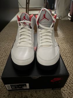 Jordan 5 fire red size 10