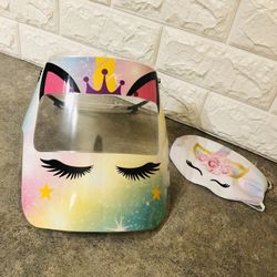 Full Face Plastic Protective Masks For Kids