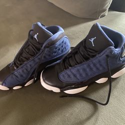 Blue Jordan 13 Shoes Size 4 Youth