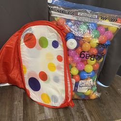 Collapsable Ball Pit With Balls (3 Bags Purchased)