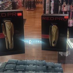 Red BY KISS Barber EQUIPMENT  (Starter Set)