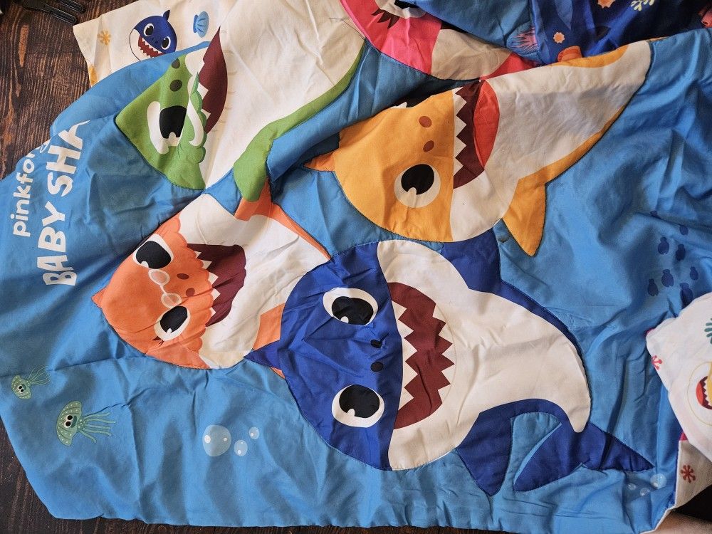 Baby Shark Toddler Bedding Set 