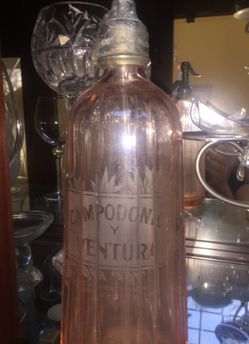 Seltzer bottle antique London