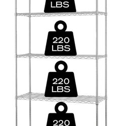 Heavy Duty, Five Tier Storage Shelf