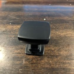 5 Matte Black Drawer Cabinet Knobs Pulls