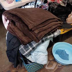 I Have Bins Of Blanket For Sale Big Medium N Small Ones 5.00 Each