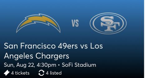 San Fransisco Vs Los Angeles Chargers At SOfI Stadium 
