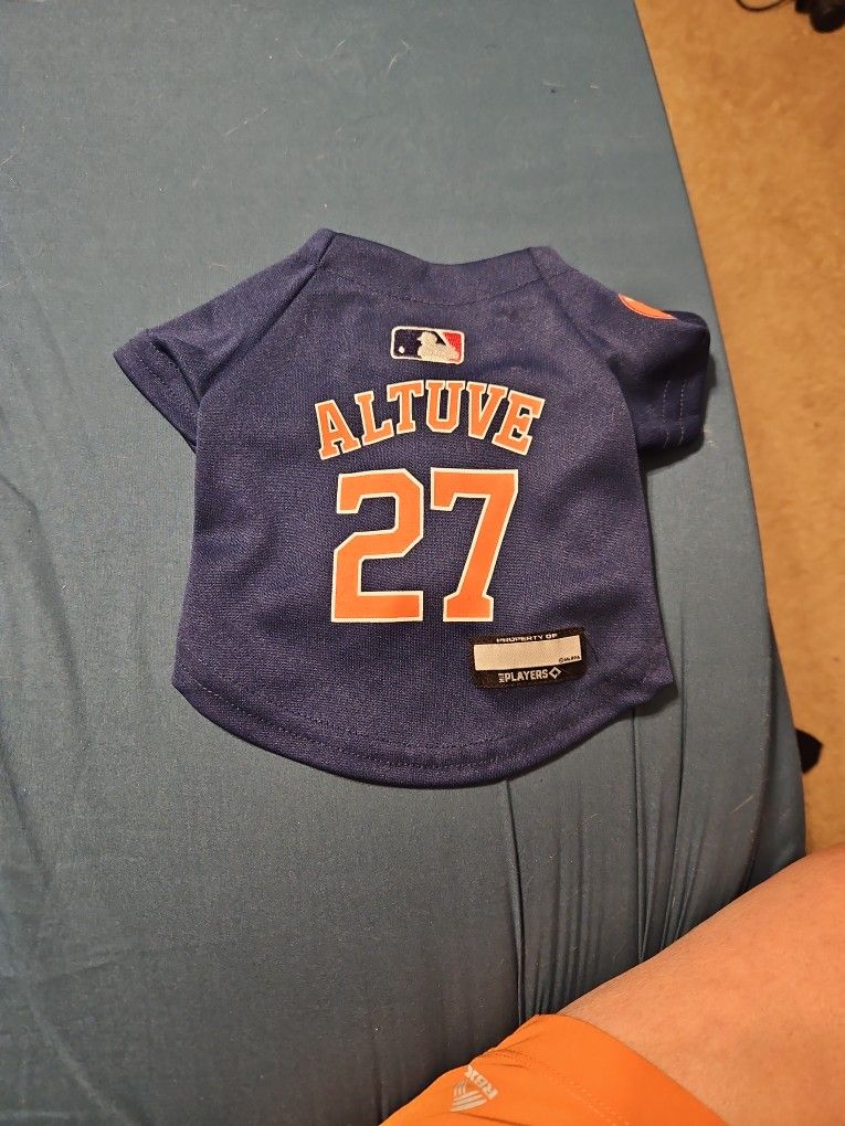 Houston Astros Small Doggy Jersey