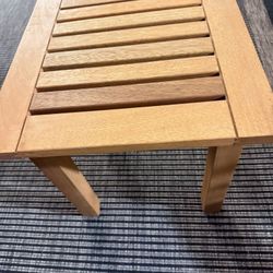 Wood End Table