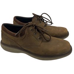 Merrell Dark Earth lace-up comfort brown shoes men’s Size 8.5